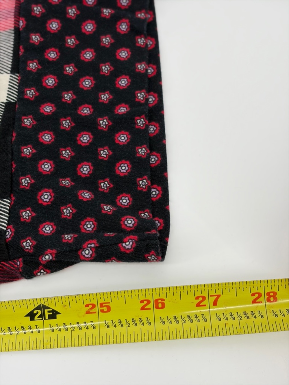 Vera Bradley Women's 2PC Plaid Pajama Set Red/Black Size Small Cotton - Picture 10 of 11